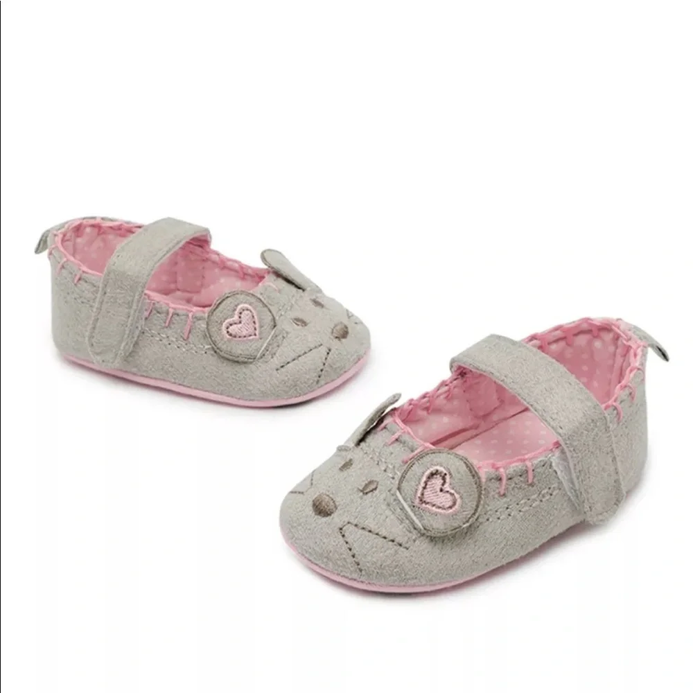 Adorable Baby Mouse Crib Shoes